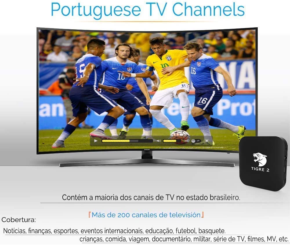 Tigre 2 Brazil IPTV TV Box Brasil IPTV Brazilian Box 4k More Then 300 Live Brazilian TV Channels 10000+Movies Show