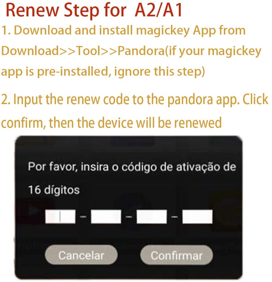 IPTV Renew Code Brazil TV Box Renewal Activation Code for A2 A3 HTV 3 5 IPTV 5 6 Subscription 16-Digit Renew Code for one year